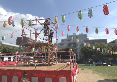 今年も地域の夏祭りのお手伝いをしました！