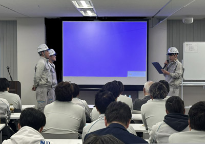 冬期安全衛生品質大会を実施しました。