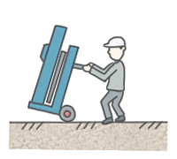 トラバース式小型軽量化試験機(小運搬型)