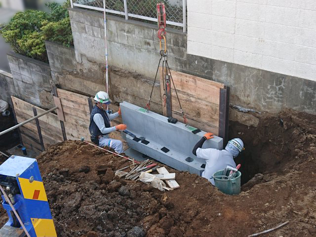 ④.下段パネル設置